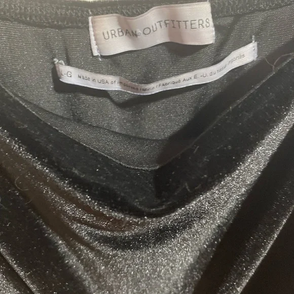 Urban Outfitters Black Noir Velvet Slip Minidress - Picture 6 of 6